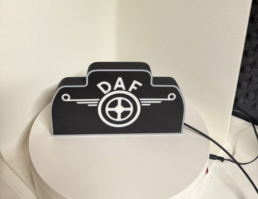 Lightbox DAF Trucks Einhoven - Old School - Leuchtkasten - LED