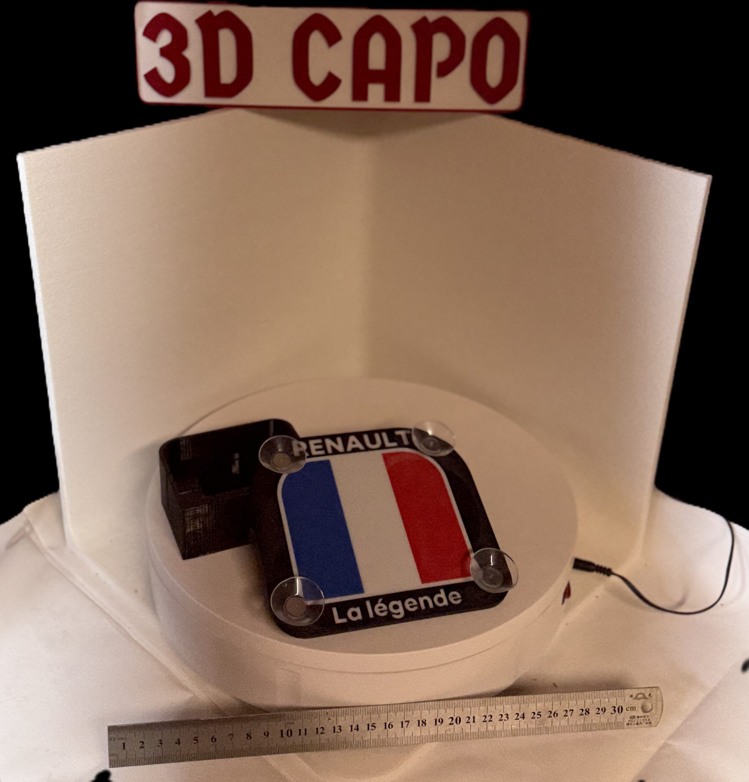 Individuell gefertigter Poppy Halter LKW | Frankreich Design - Renault Trucks Tribute | Passt für alle Poppy LED – Bild 5