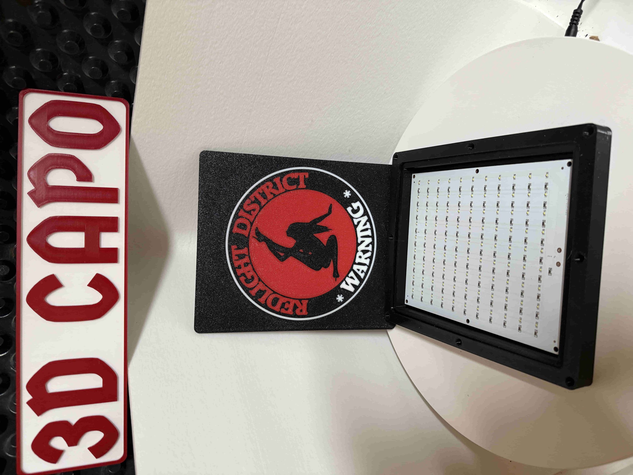 Redlight Lightbox – Warnschild mit Silhouette & Premium LED – Bild 6