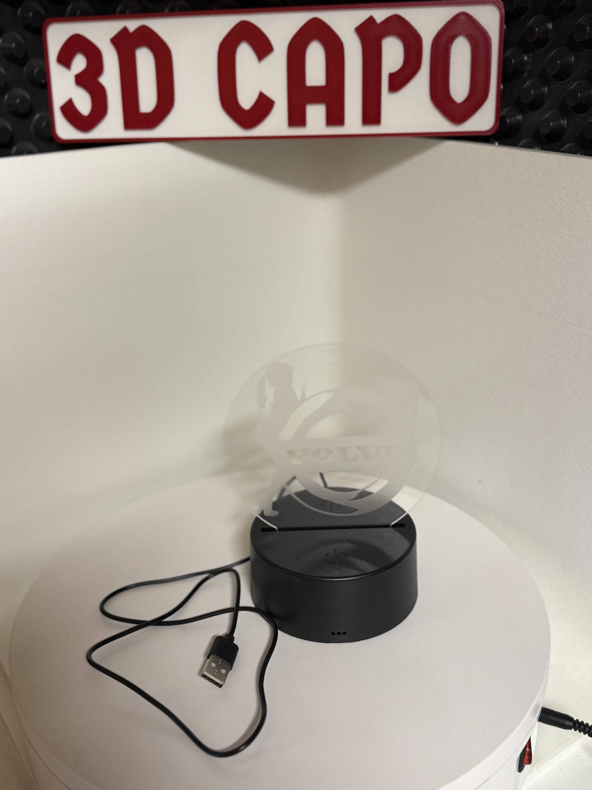 Volvo LED Schild mit Silhouette – Sexy Leuchtschild – Bild 4