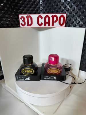 Innovativer Poppy Halter LKW mit LED Beleuchtung – Perfekter Duftspender-Halter für Trucker & LKW-Fans | Made in Germany