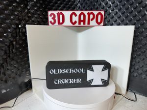 Lightbox OdlSchool Trucker - Old School Trucker . Leuchtkasten OldSkool