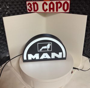 Lightbox MAN Trucks Leuchtkasten - LED - LKW Fahrer