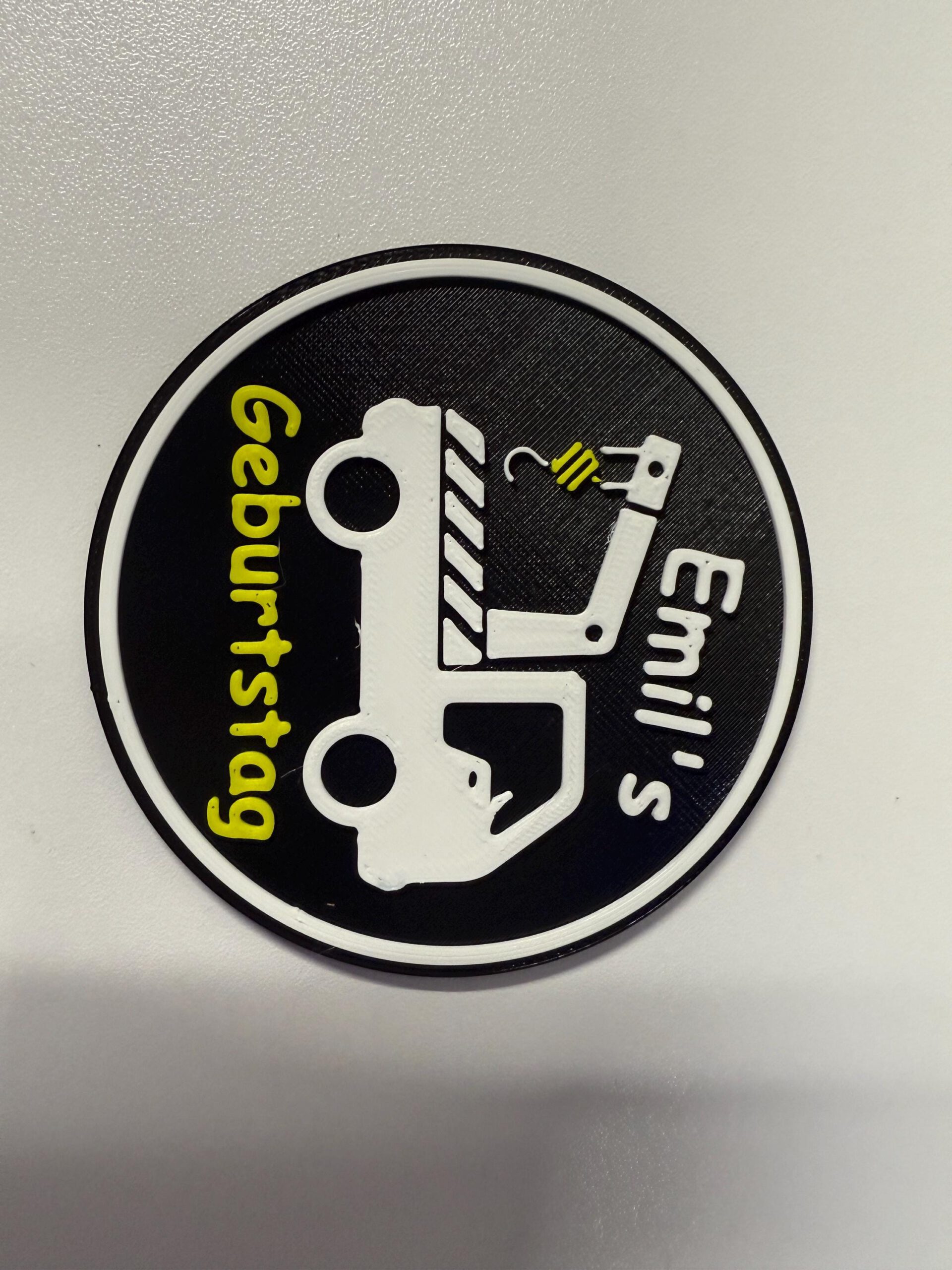 Glasuntersetzer Abschleppwagen - Kindergeburtstag 5 Stück – Bild 4