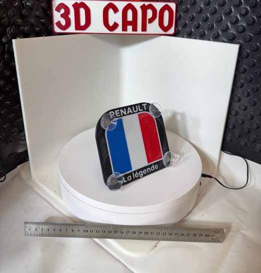 Individuell gefertigter Poppy Halter LKW | Frankreich Design - Renault Trucks Tribute | LED