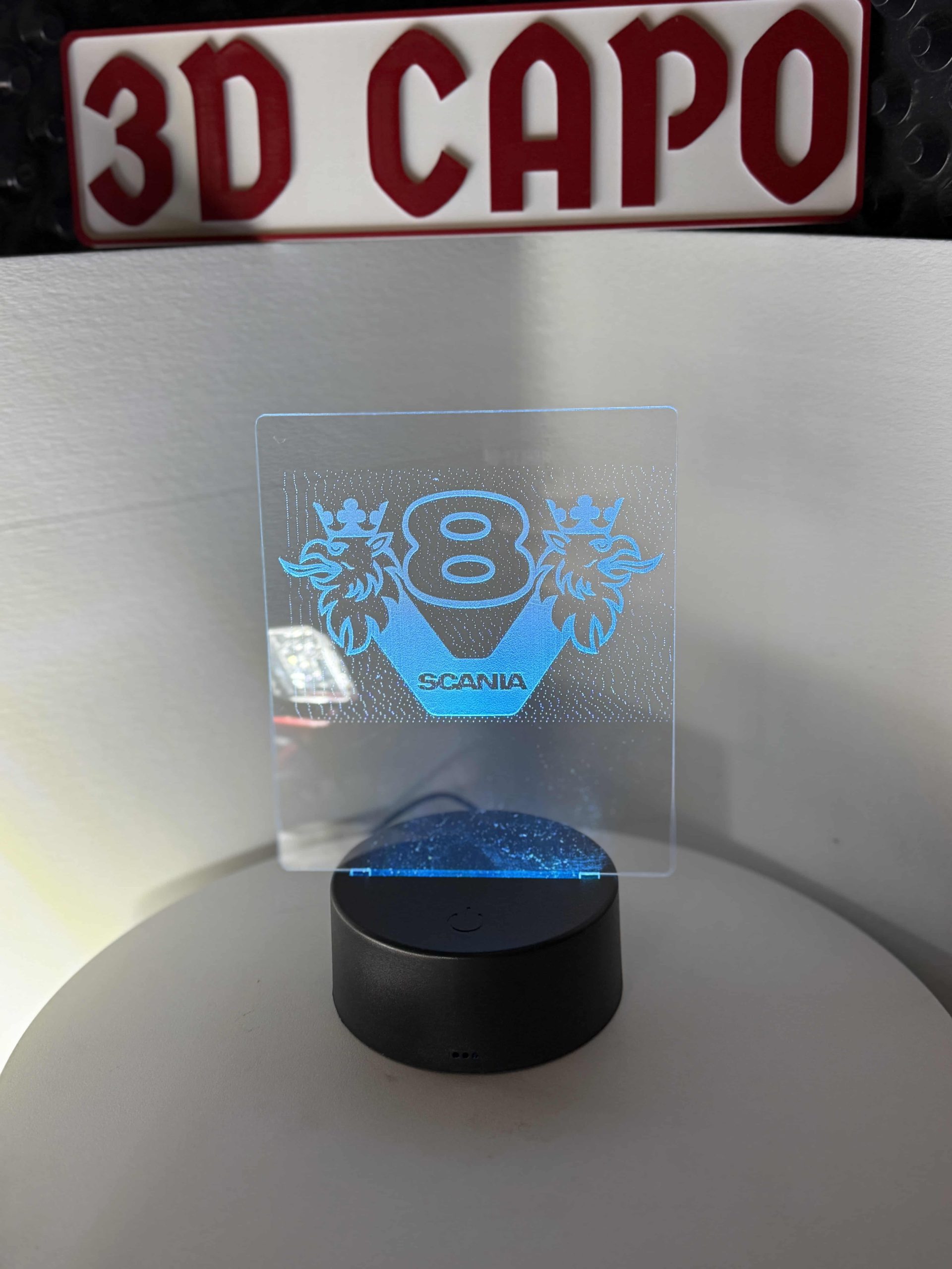 Scania V8 LED-Schild mit Greif – stolz. legendär. leuchtend. – Bild 4