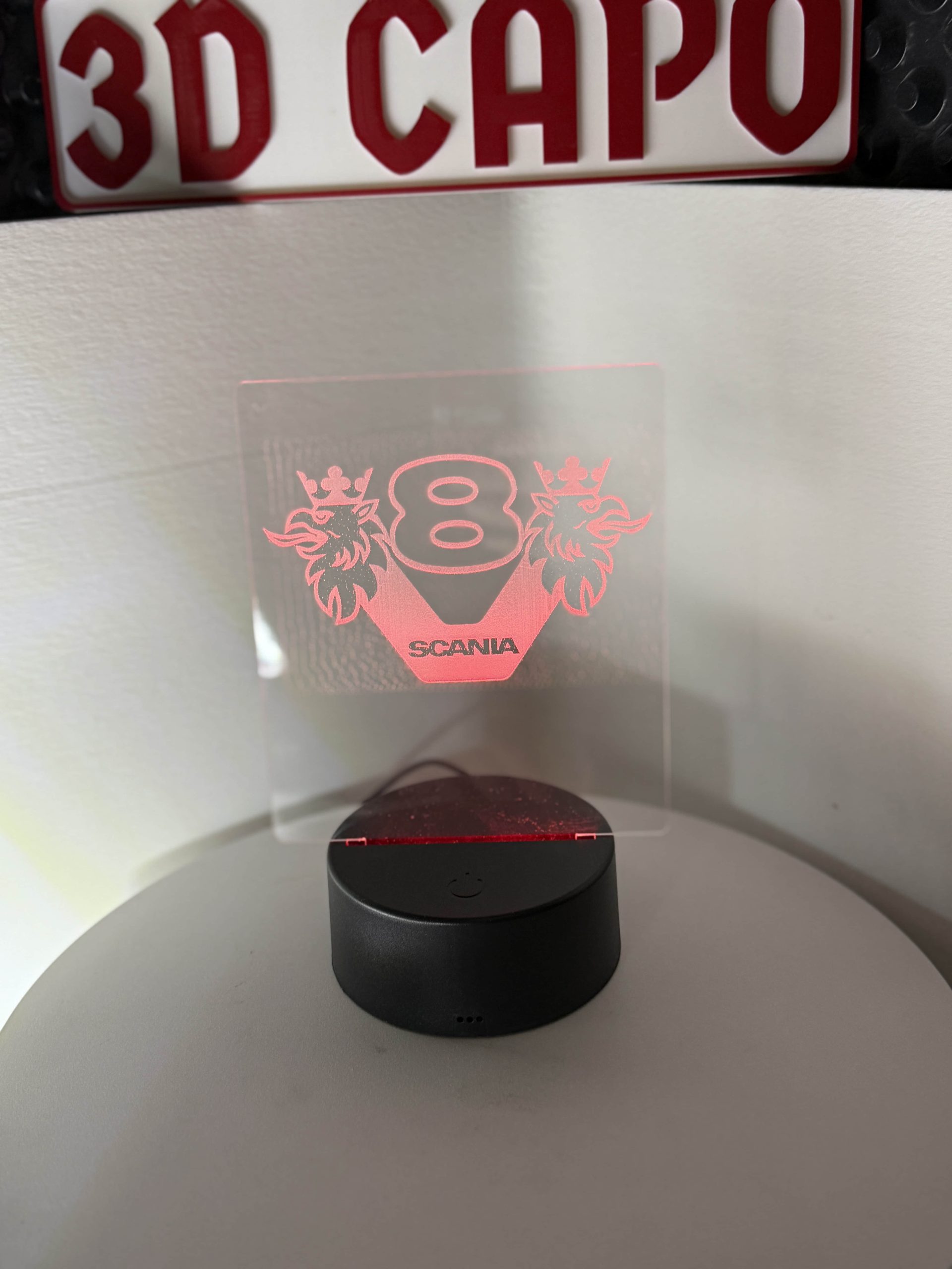 Scania V8 LED-Schild mit Greif – stolz. legendär. leuchtend. – Bild 6