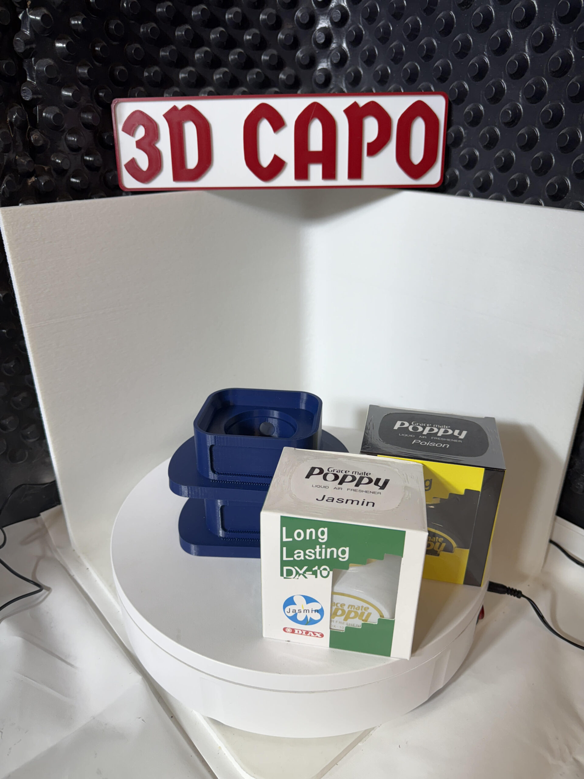 Poppy Halter Bundle mit LED & Duft - blau