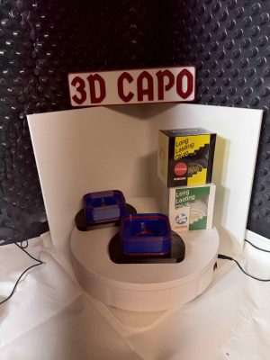 Poppy Halter Bundle mit LED & Duft Blau-rot