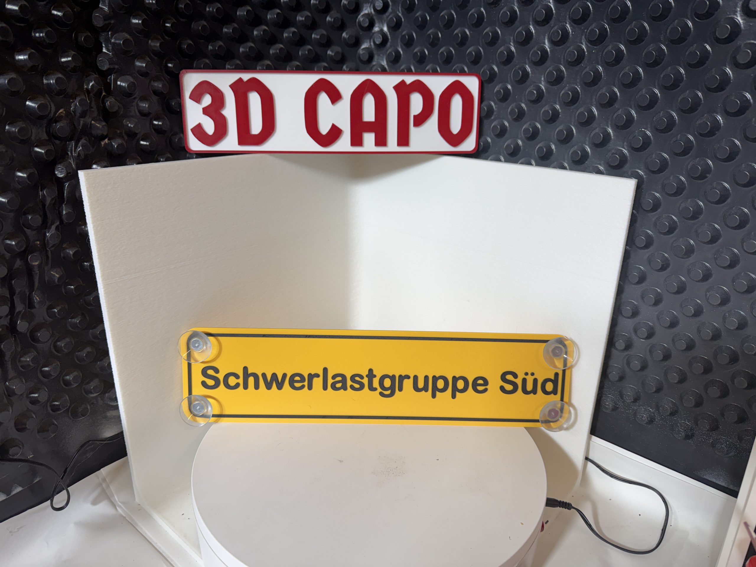 Dein Name - Dein Style - Dein Schild 36x9cm ABS gedruckt – Bild 4