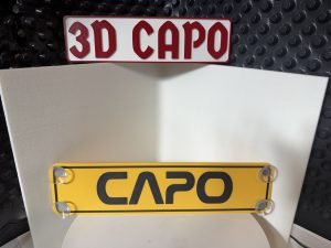 Dein Name - Dein Style - Dein Schild 36x9cm ABS gedruckt