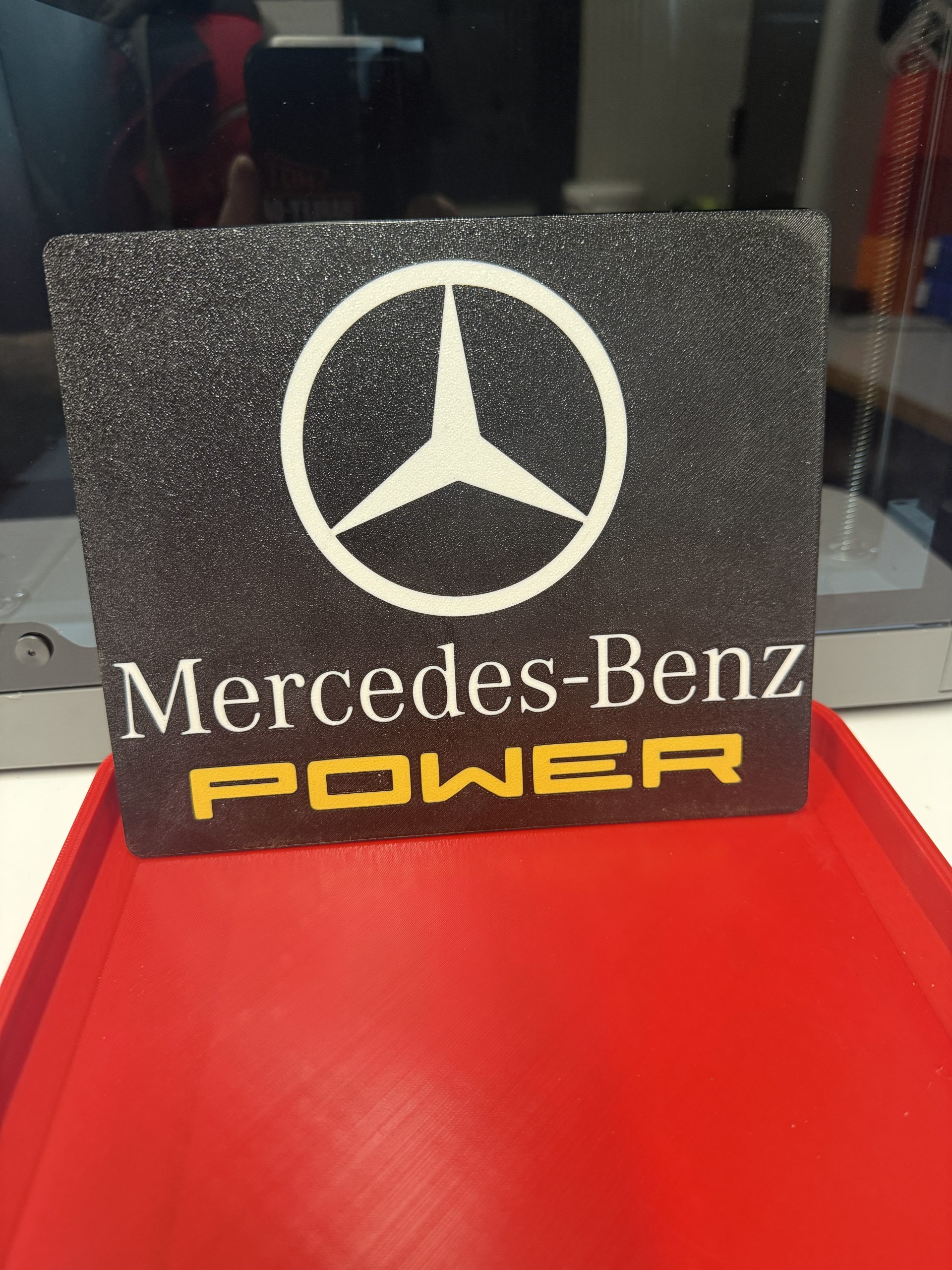Merdedes Benz POWER - ABS Schild 20x15 cm - Statement für den Stern – Bild 5