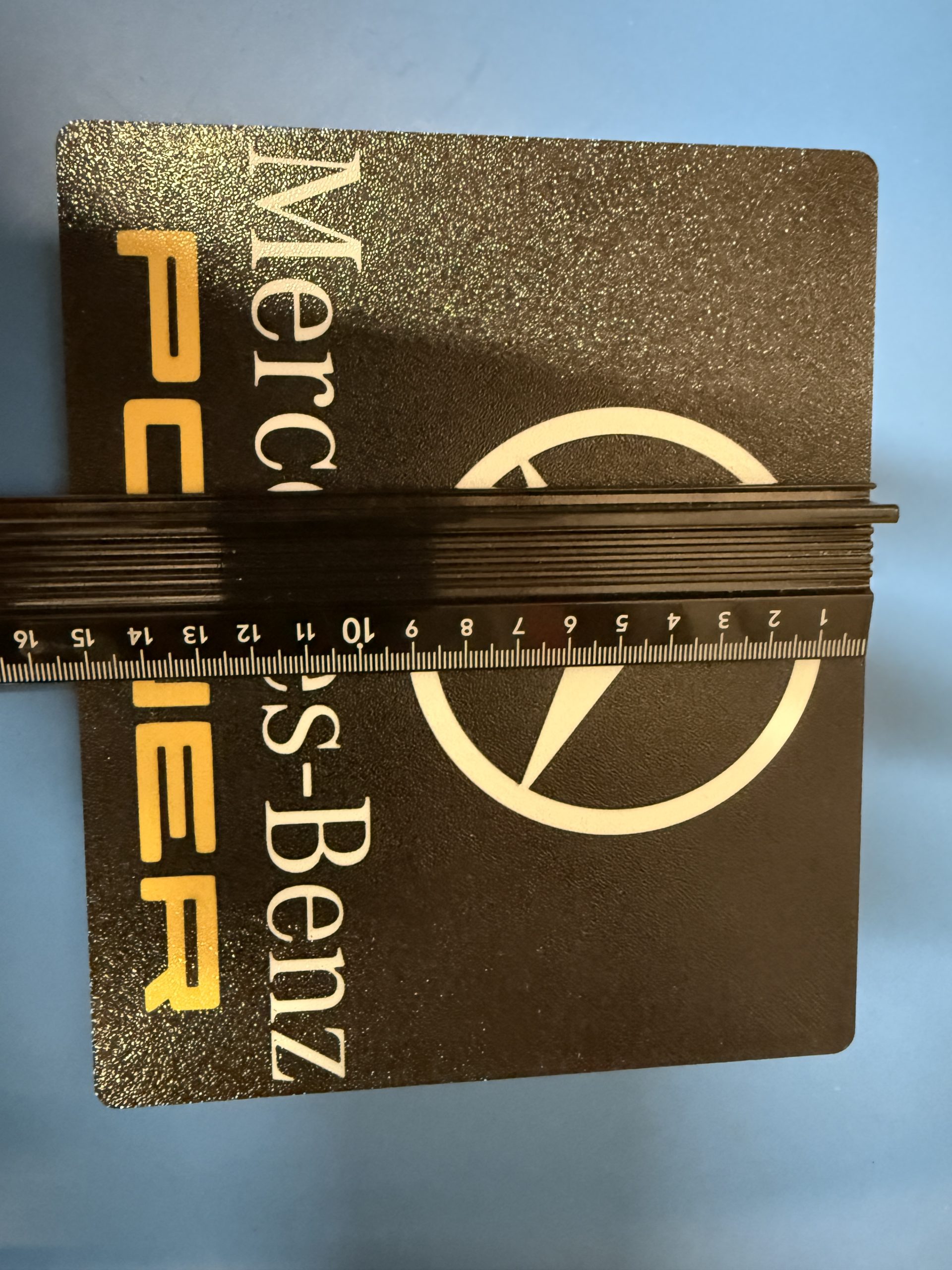 Merdedes Benz POWER - ABS Schild 20x15 cm - Statement für den Stern – Bild 2