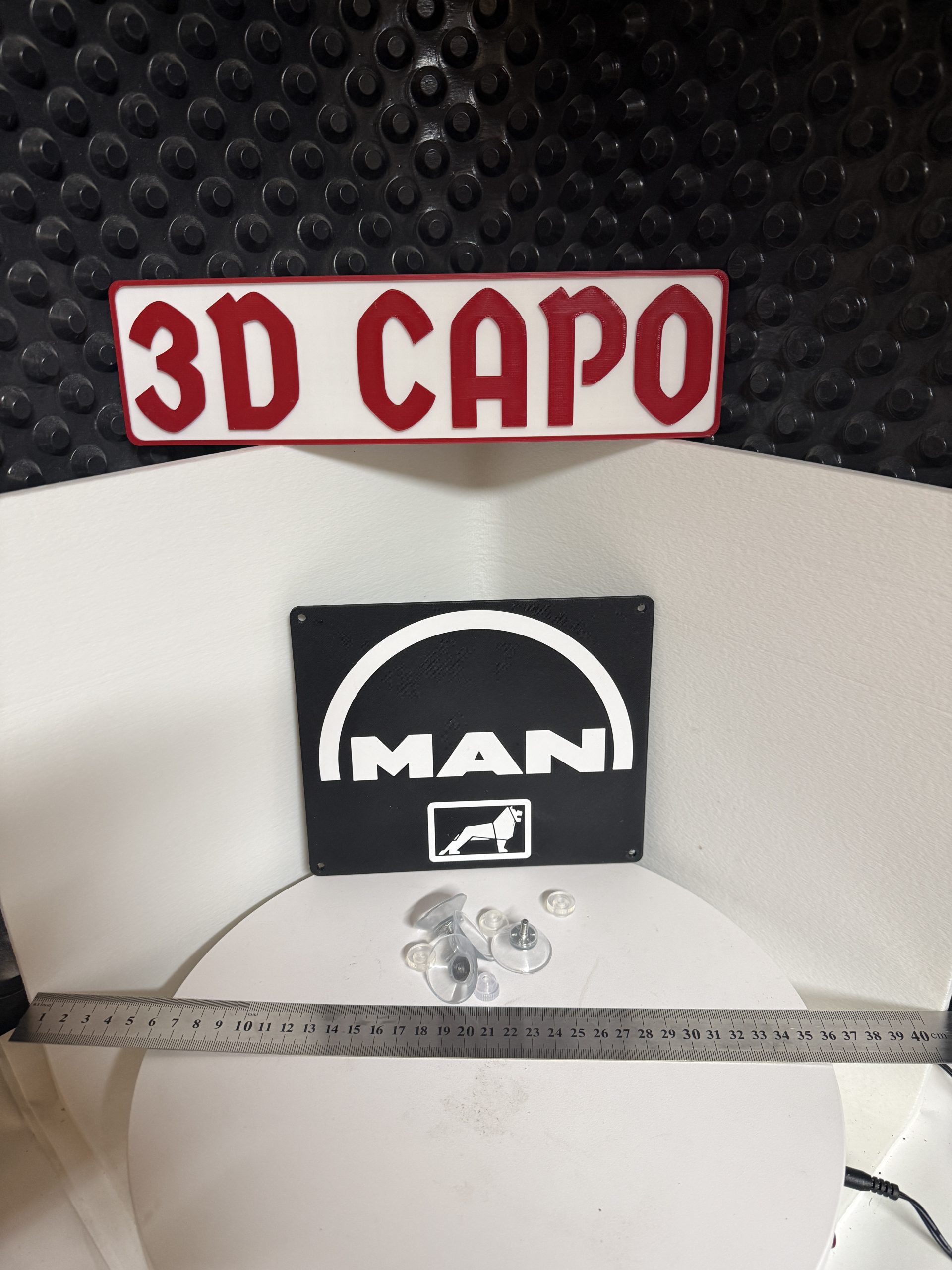 MAN Schild LKW- Löwe - ABS Schild 20x15 cm - Büssing – Bild 2