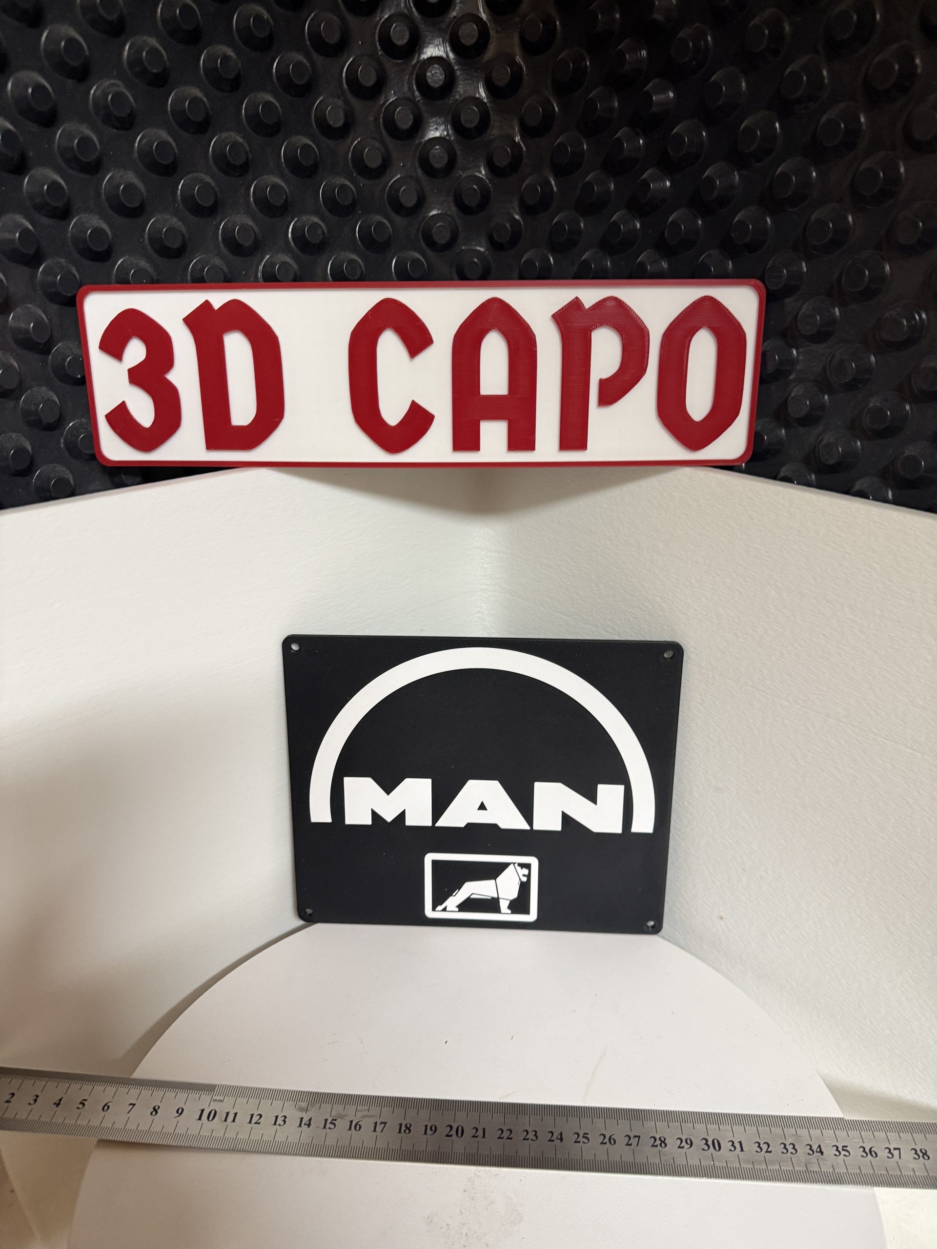 MAN Schild LKW- Löwe - ABS Schild 20x15 cm - Büssing