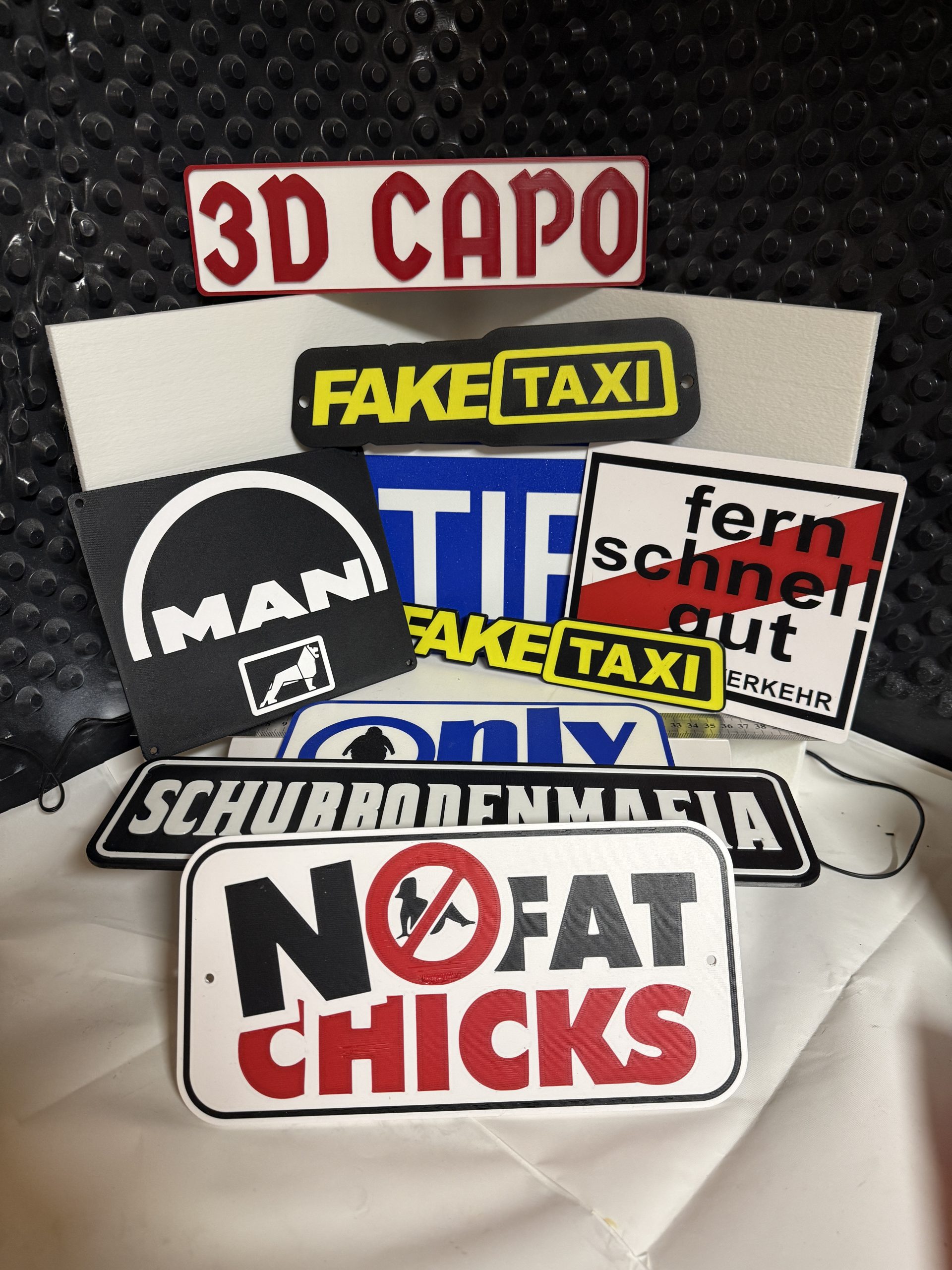 Fern - Schnell - Gut - ABS Schild 20x15 cm - Oldschool Style – Bild 4