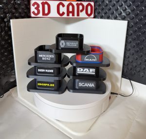 PoppyGrip Bundle f&uuml;r DAF&ndash; LKW Halter + Premium LED + Original Poppy Duft