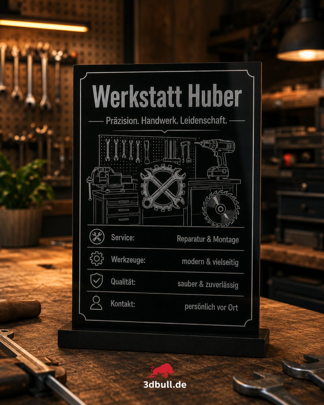 Individuelles Premium-Acrylschild 20×30 cm – Wunschmotiv & Wunschtext graviert – Bild 11