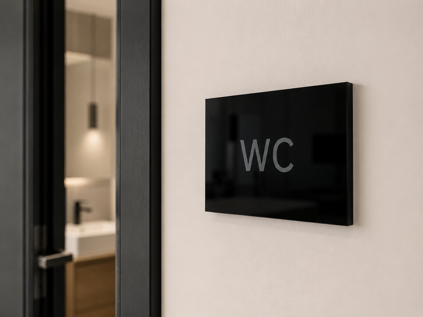 Schwarze Acrylplatte XT mit Wunschgravur – selbst gestalten