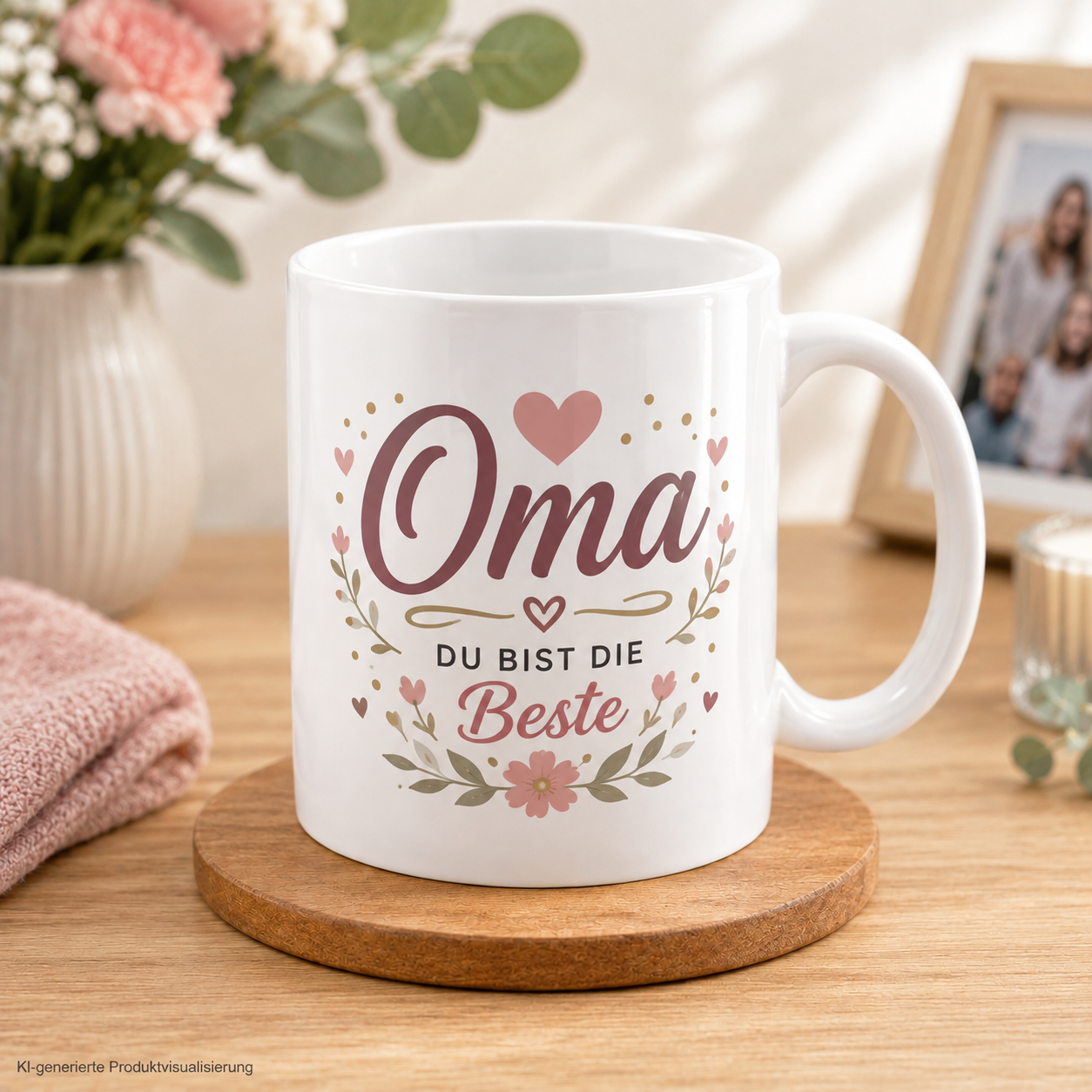 Personalisierte Tasse selbst gestalten – mit eigenem Foto, Motiv und Wunschtext – Bild 6
